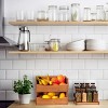 Seville Classics 3-Tier Shelf Bamboo Expandable Storage Rack Organizer - 4 of 4