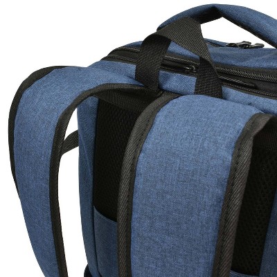 Travel Select Grayville 16.5" Multifunctional Tech Laptop Backpack with Expansion - Blue — фото 4