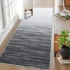 Modern Ombre Area Rug Indoor Gradient Floor Cover Foldable Thin Washable Rug - 3 of 4