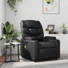 vidaXL Massage Recliner Chair Gray Faux Leather - 2 of 4
