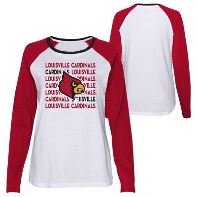 NCAA Louisville Cardinals Boys' Poly Hooded Sweatshirt - XS