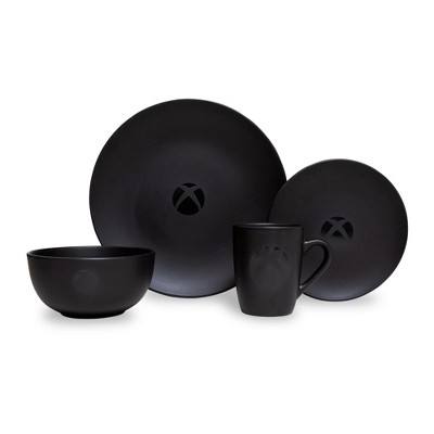 Black Octagon Dinnerware - West Coast Event Productions, Inc.