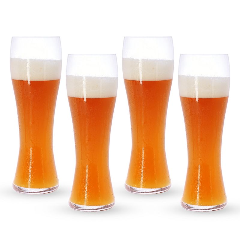 Spiegelau Beer Classics Hefeweizen Glasses, Set of 4, Lead-Free Crystal, Modern Beer Glasses, Dishwasher Safe, Hefe Glass Gift Set, 24.7 oz, Clear, 5 of 6