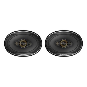 Pioneer® TS-A6971F 6-In. x 9-In. 600-Watt 4-Way Full-Range Coaxial Speakers Gold and Black, Max Power 2 Pack - 1 of 4