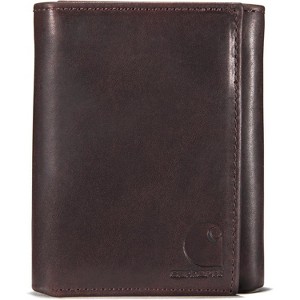 Paaaawaters Men's Durable Oil Tan Leather Wallets, Available in Multiple Styles - 1 of 4