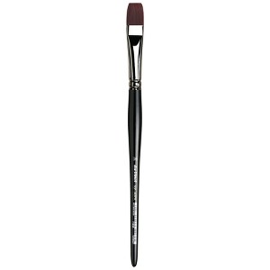 da Vinci TOP-ACRYL Bright Red-Brown Brush, Synthetic, Acrylic & Oil, Flat, Series 7185K, Size 16 - 1 of 3