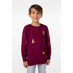 OppoSuits Deluxe Boys Christmas Sweater - X-Mas Icons - 1 of 4