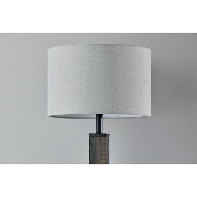 Kona 28" Black and Gray Table Lamp with 3-Way Switch