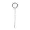Black Bow Jewelry Sterling Silver, Jersey Collection, Medium Number 77 Pendant - 2 of 4