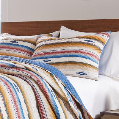 King Size Sapphire Southwestern Microfiber Pillow Sham