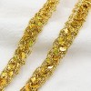 Alilang Sequin Braid Cord Trim, 0.4 Inch Glitter Laser Sequin Strip, Sewing Sequin Ribbon for DIY Crafts Party Decorations, 13 Yards - 4 of 4