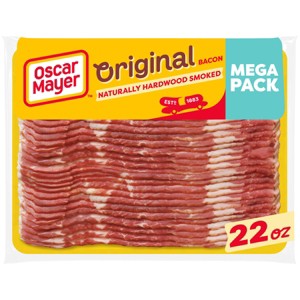 Oscar Mayer Mega Pack Hardwood Smoked Bacon - 22oz - 1 of 4