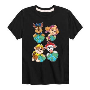 Boys' - Paw Patrol - Heart Earth Short Sleeve Graphic T-Shirt - 1 of 4