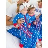 RuffleButts SoftSnooze Baby Girls Ruffle One Piece Convertible Pajamas - 3 of 4