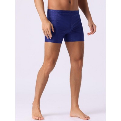 INSPIRE CHIC Men's Casual Summer Elastic Waist Swimming Training Swim Trunks 2 Packs 2 Blue 30 — фото 3