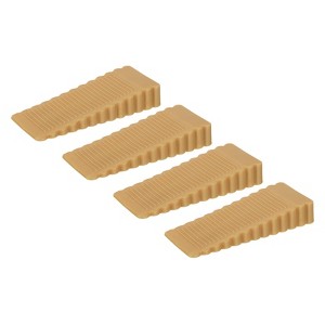 Unique Bargains ABS Anti-Slip Mini Size Wide Applications Door Stop 4 Pcs - 1 of 4