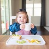 green sprouts Snap & Go Easy-wear Long Sleeve Bib - Pink Blossom - 12/24 Months - 4 of 4