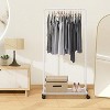 Simple Trending Standard Clothes Garment Rack White - 3 of 4