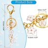 Unique Bargains  Metal Small Beautiful Personalized Flower Keychain for Handbag Purse - 2 of 4