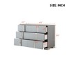 NicBex Modern Dresser with 6 Drawers,Mirrored Storage Cabinet with Metal Handle for Bedroom,Living Room,Entry and Hallway - image 3 of 4