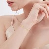 14K Gold Love Bracelet, Multiple Heart-Shaped Pendants on Delicate Chain, Romantic Jewelry for Women - 4 of 4