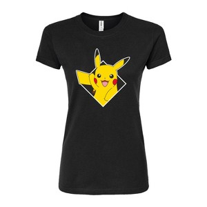 Women's - Pokémon - Diamond Pikachu Fitted Graphic T-Shirt - 1 of 3