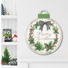 Merry Christmas Wreath Hanging Ornament Artboard - 2 of 2