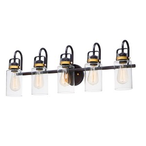 Maxim Lighting Magnolia 5 - Light Vanity in  Bronze/Gold - 1 of 4