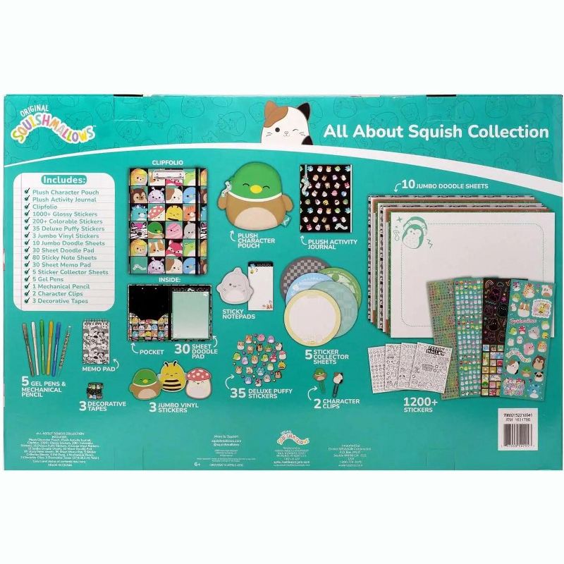 Squishmallows All About Squish Stationery Super Set | Duck, 3 of 4