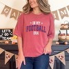 Simply Sage Market Women's In My Football Era - Blue Short Sleeve Garment Dyed Tee - 2 of 4