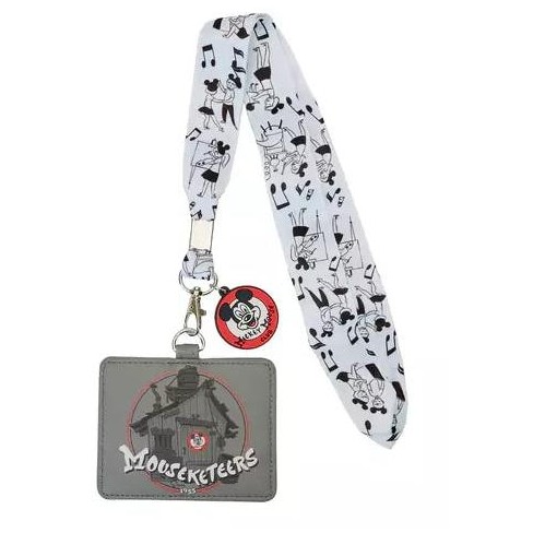 Loungefly Disney - 100th Mickey Mouse Club Lanyard with Card Holder - image 1 of 1