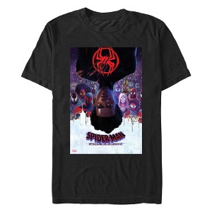 Men's Spider-Man: Across the Spider-Verse Miles Morales Movie Poster T-Shirt - 1 of 4