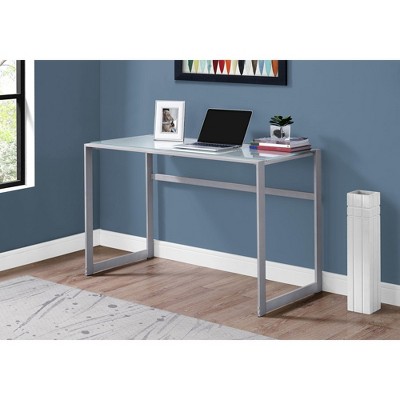 Vynxaria Modern White Computer Desk with 4-Tier Bookcase & 1-Door Cabinet - 48" Home Office Study Desk with Storage