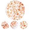 Unique Bargains Women Double Layer Pastoral Flowers Shower Cap Orange 1 Pc - 3 of 3