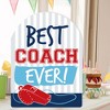 Big Dot of Happiness Coach Appreciation - Best Coach Ever Giant Greeting Card - Big Shaped Jumborific Card - 16.5 x 22 inches - image 2 of 4