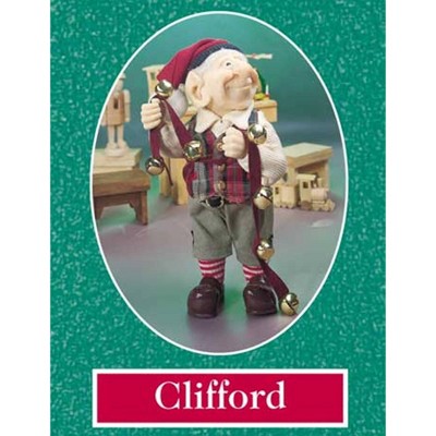 Northlight 10.5" Zim's The Elves Themselves Clifford Collectible Christmas Elf Tabletop Figure