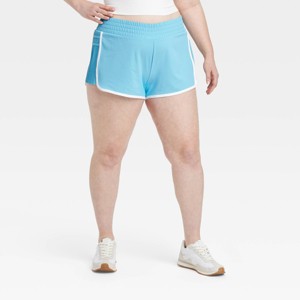 Women's Woven Mid-Rise Piped Dolphin Shorts 2.5" - All In Motion™ - 1 of 2