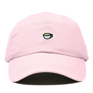 Dalix Lil Matcha Embroidered Cotton Summer Outdoor Baseball Cap Dad Hat Womens - 1 of 4