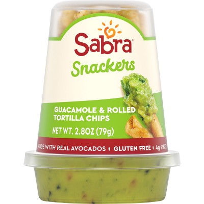 Sabra Guacamole Snacker with Rolled Tortilla Chips - 2.8oz