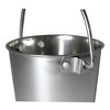 Stainless Steel Pail, Round with Rivets - 2 of 3