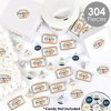 Big Dot of Happiness Happy Grandparents Day Mini Candy Bar Wrappers, Round Candy & Circle Stickers - Grandma & Grandpa Party Favor Sticker Kit 304 Pc - 2 of 4