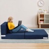 Convertible Folding Sofa Bed, Futon Sleeper Chair with Pillow, High-Density Memory Foam Sofa Bed, Foldable Mattress for Living Room/Dorm/Apartment - 2 of 4