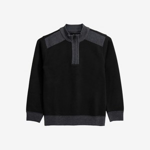 X RAY Boy's Fleece Quarter Zipper Sweater - 1 of 3