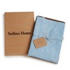 Solino Home Kitchen Linen Apron Blue 32 x 27 Inches - 4 of 4