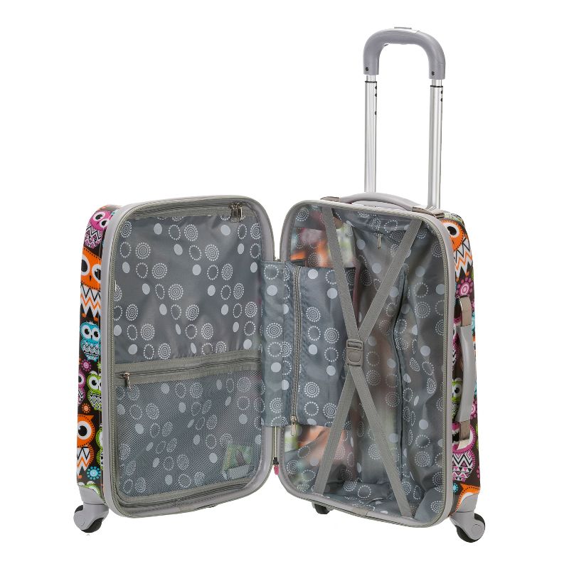 Rockland Vision Polycarbonate Hardside Carry On Spinner Suitcase, 3 of 11