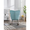 LOVMOR Rocking Chair Nursery, Modern Rocking Chair with High Backrest - 4 of 4