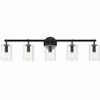 Craftmade Lighting Hailie 5 - Light Vanity in  Flat Black - 2 of 4