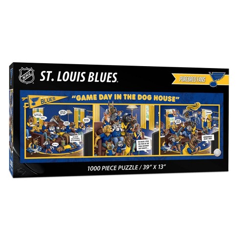 Nhl St. Louis Blues Game Day In The Dog House Puzzle - 1000pc : Target