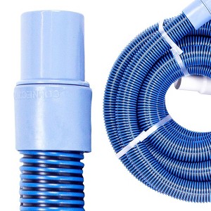 Swimline Hydrotools Pool Spiral Wound Vacuum Hose Accessory for Inground Swimming Pools with Kink-Free Swivel Cuff, 1.25" x 36' - 1 of 4