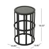 NicBex Modern Metal Outdoor End Table Outdoor Side Table, Patio Table Small Table Outdoor Coffee Table for Backyard, Balcony, Porch - 2 of 4